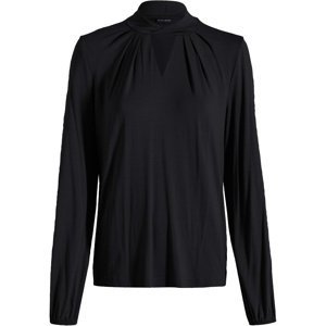 Bonprix BODYFLIRT tričko se zajímavým stojáčkem Barva: Černá, Mezinárodní velikost: M, EU velikost: 40/42