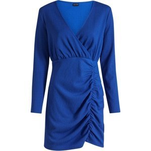 Bonprix BODYFLIRT šaty v zavinovacím vzhledu Barva: Modrá, Mezinárodní velikost: L, EU velikost: 44/46