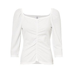 Bonprix RAINBOW tričko s řasením Barva: Bílá, Mezinárodní velikost: M, EU velikost: 40/42
