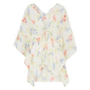 Bonprix BPC SELECTION plážové kimono Barva: Bílá, Mezinárodní velikost: XL, EU velikost: 48/50
