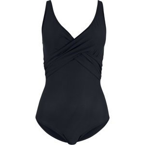 BONPRIX jednodílné  stahovací plavky Barva: Černá, Mezinárodní velikost: L, EU velikost: 46
