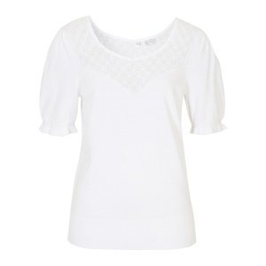 Bonprix BPC SELECTION svetr s krátkými rukávy Barva: Bílá, Mezinárodní velikost: XL, EU velikost: 48/50