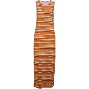 BONPRIX pruhované šaty Barva: Oranžová, Mezinárodní velikost: XL, EU velikost: 48/50