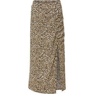 Bonprix RAINBOW sukně s rozparkem Barva: Béžová, Mezinárodní velikost: L, EU velikost: 44/46