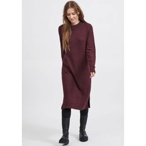 jiná značka VILA CLOTHES  »VIRIL MIDIDRESS« úpletové šaty s rozparky Barva: Fialová, Mezinárodní velikost: XL