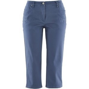 BONPRIX capri kalhoty Barva: Modrá, Mezinárodní velikost: XL, EU velikost: 48