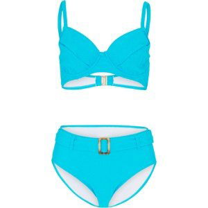 BONPRIX bikiny s páskem Barva: Modrá, Obvod hrudníku: 85, Košíček: E (44)