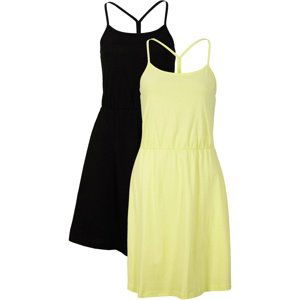BONPRIX žerzejové šaty 2ks Barva: Žlutá, Mezinárodní velikost: S, EU velikost: 36/38