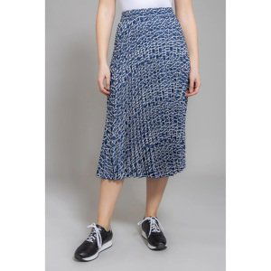 QVC VIA MILANO plisovaná sukně se vzorem Barva: Modrá, Mezinárodní velikost: M, EU velikost: 40