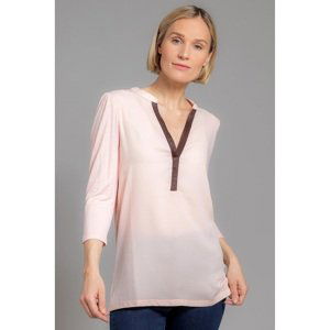 QVC VIA MILANO halenkové tričko Barva: Růžová, Mezinárodní velikost: M, EU velikost: 40