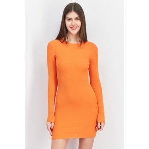 jiná značka DON´T CALL ME JENYFER šaty se šněrováním Barva: Oranžová, Mezinárodní velikost: M