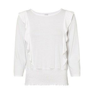 Bonprix BODYFLIRT tričko s volány Barva: Bílá, Mezinárodní velikost: S, EU velikost: 36/38