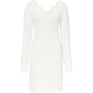 Bonprix BODYFLIRT příjemné úpletové šaty Barva: Bílá, Mezinárodní velikost: S, EU velikost: 36/38