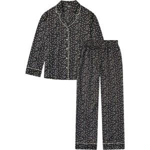 BONPRIX saténové pyžamo Barva: Černá, Mezinárodní velikost: L, EU velikost: 44/46