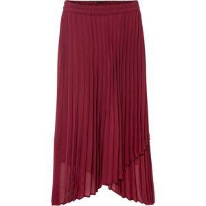 Bonprix BPC SELECTION plisovaná sukně Barva: Červená, Mezinárodní velikost: M, EU velikost: 40