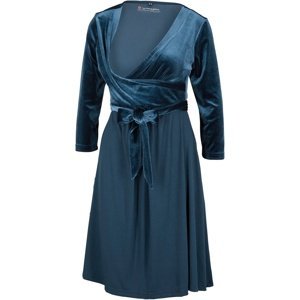 BONPRIX těhotenské šaty Barva: Modrá, Mezinárodní velikost: XS, EU velikost: 32/34
