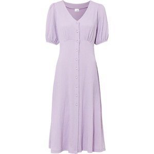 Bonprix BODYFLIRT krepové šaty Barva: Fialová, Mezinárodní velikost: M, EU velikost: 40/42