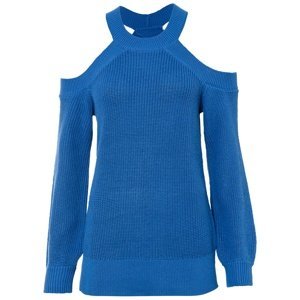 Bonprix BODYFLIRT svetr s odhalenými rameny Barva: Modrá, Mezinárodní velikost: XXL, EU velikost: 52/54