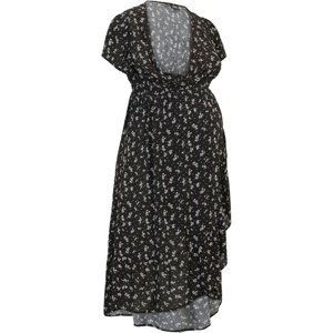 BONPRIX těhotenské šaty se vzorem Barva: Černá, Mezinárodní velikost: M, EU velikost: 42