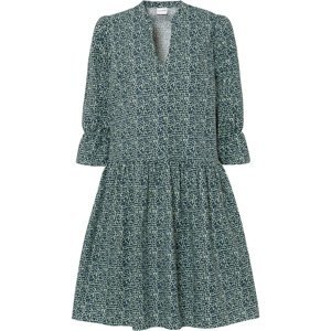 Bonprix BODYFLIRT bavlněné šaty se vzorem Barva: Zelená, Mezinárodní velikost: S, EU velikost: 36
