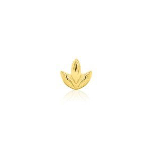 Bezzávitová koncovka piercingu ze 14 kt zlata 585/1000 Dr. Bloom Barva produktu: Bílé zlato