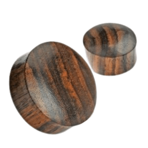 Dřevěný plug - sono dřevo Velikost: 10 mm