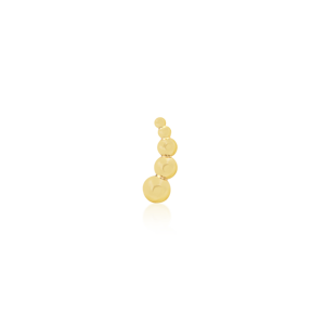 HALF TRIUMPH 14kt žluté zlato 585/1000 - koncovka piercingu