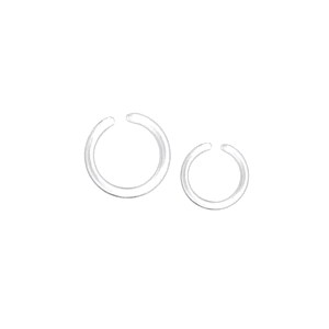 Bio flex koužek - náhrada piercingu & zkušební šperk Velikost: 1 mm, Délka / Průměr: 8 mm