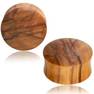 Dřevěný plug olivové dřevo Velikost: 8 mm