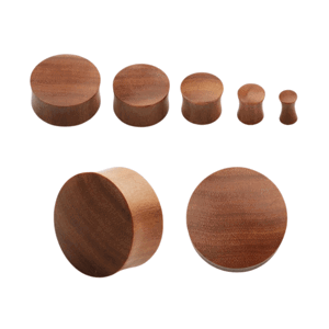 Dřevěný plug - sawo dřevo Velikost: 10 mm