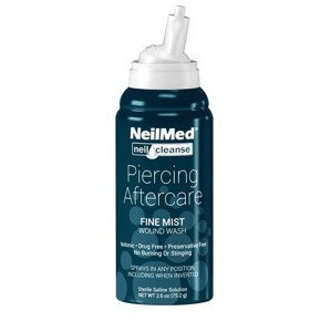 NeilMed Sterilní solný roztok pro péči o piercing - 75ml - jemná mlha