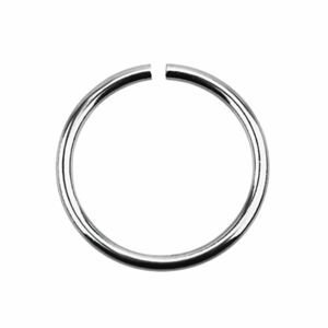 Ocelový kroužek - rozevírací Velikost: 1,6 mm x 8 mm
