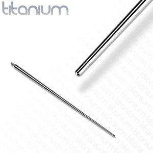 Titanový taper pro šperky s vnitřním závitem - US závit Velikost: 1,2 mm, Délka / Průměr: 30"(30mm)