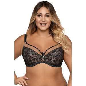 Nevyztužená podprsenka Ava Lingerie 1396 Crystal Černá 105F