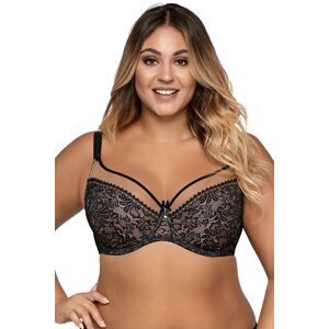 Nevyztužená podprsenka Ava Lingerie 1396 Crystal Černá 80F