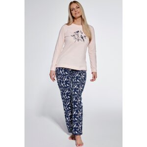 Dámské pyžamo Cornette Birdie - bavlna Růžová XL