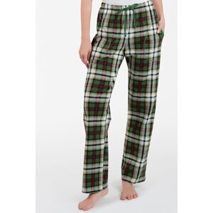 Pyžamové kalhoty Italian Fashion Zonda - dlouhé bavlněné Zelená XL