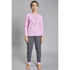 Dívčí pyžamo Italian Fashion Antilia Růžovo-šedá 4 roky