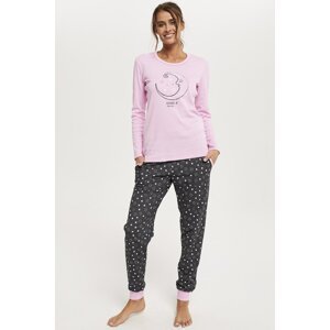 Dámské pyžamo Italian Fashion Antilia Růžovo-šedá L