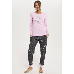 Dámské pyžamo Italian Fashion Antilia Růžovo-šedá XL