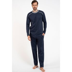 Pánské pyžamo Italian Fashion Zbyšek Tmavě modrá 3XL