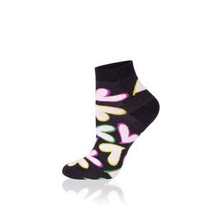 Kotníkové ponožky Italian Fashion S142Z Galia Černo-barevná 39-41