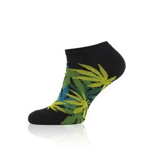 Dámské ponožky Italian Fashion S168S Chill Černo-zelená 35-38