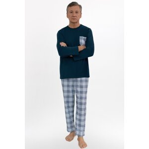 Pánské pyžamo Martel Ignác - bavlna Mořská zeleň L