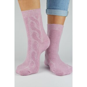 Dámské ponožky Noviti SW002 vlněné Růžová 39-42