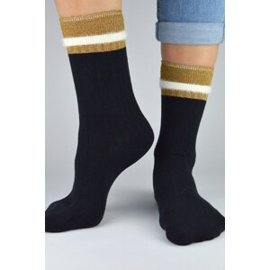 Dámské ponožky Noviti SB050 Lurex Černá 35-38