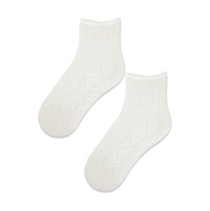 Kotníkové dámské ponožky Noviti ST041 - viskóza Ecru 36-41