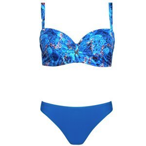Dvoudílné plavky Self S730 Bora Bora 2 Modrá 40F | dámské plavky