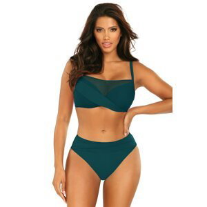 Dvoudílné plavky Self S1002 Fashion 16 - brazilky Mořská zeleň 40E