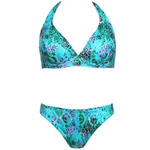 Dvoudílné plavky Self S115 Bora Bora 8 Zeleno-barevná 38D | dámské plavky